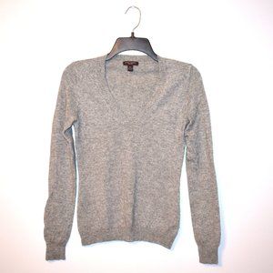 **Gray Henri Bendel Cashmere Sweater